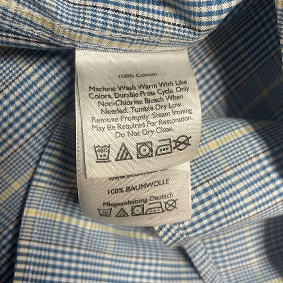 Eddie Bauer Shirts Mens Sz Large Lot Of 3 Relaxed Fit Wrinkle Free Dress Blue Ch - Picture 8 of 16